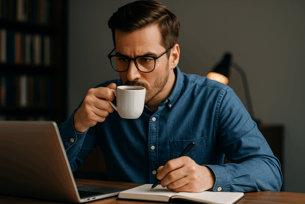 Caffeine can keep you alert and sharpen your concentration