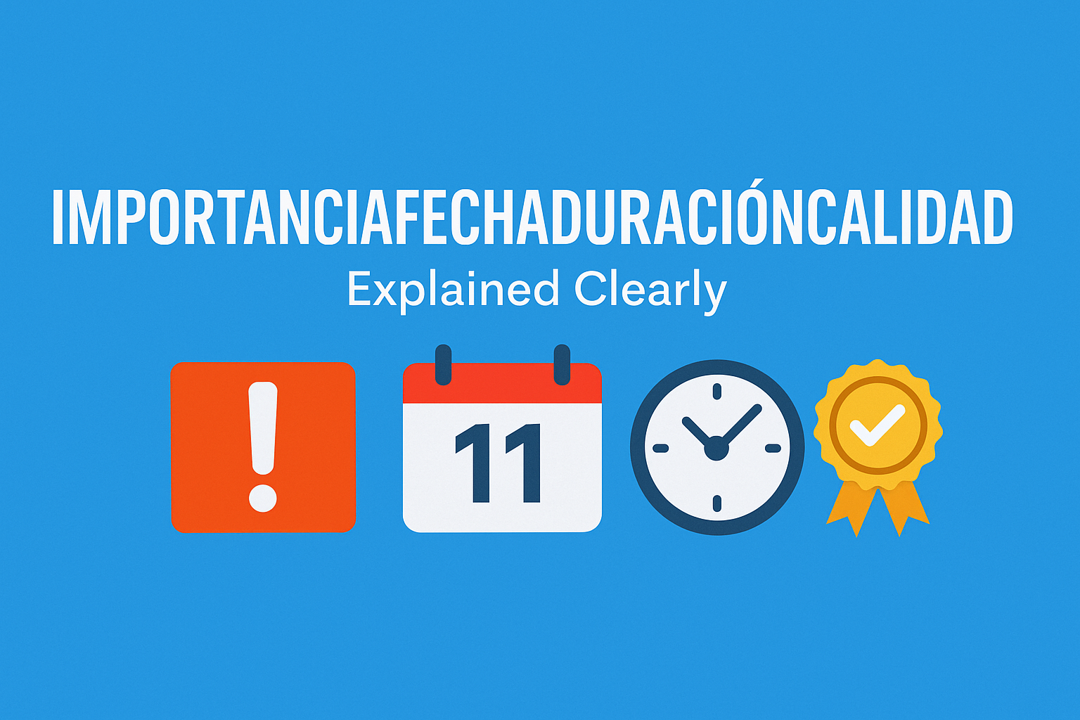Importanciafechaduracióncalidad Explained Clearly Importanciafechaduracióncalidad